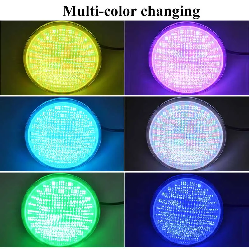 Светодиодный светильник для бассейна 24 Вт IP68 12 В RGB 333 светодиода наружный