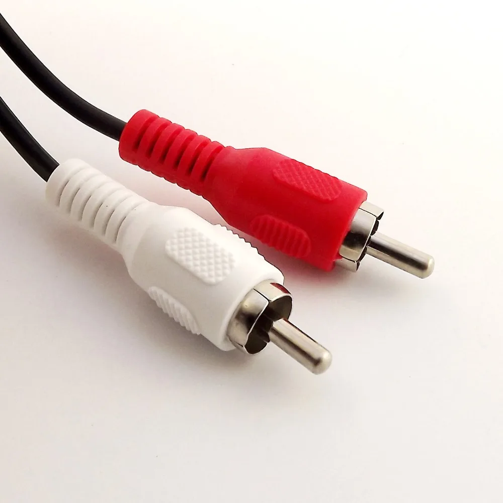 1 шт. стерео Соединительный кабель RCA с двумя штекерами 5 фута 50 см м футов|rca stereo audio