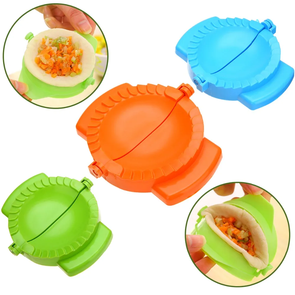 3Pcs Colorful Dumpling Mould Empanada Meat Dough Press Molds Maker DIY Kitchen Baking Tool New | Дом и сад