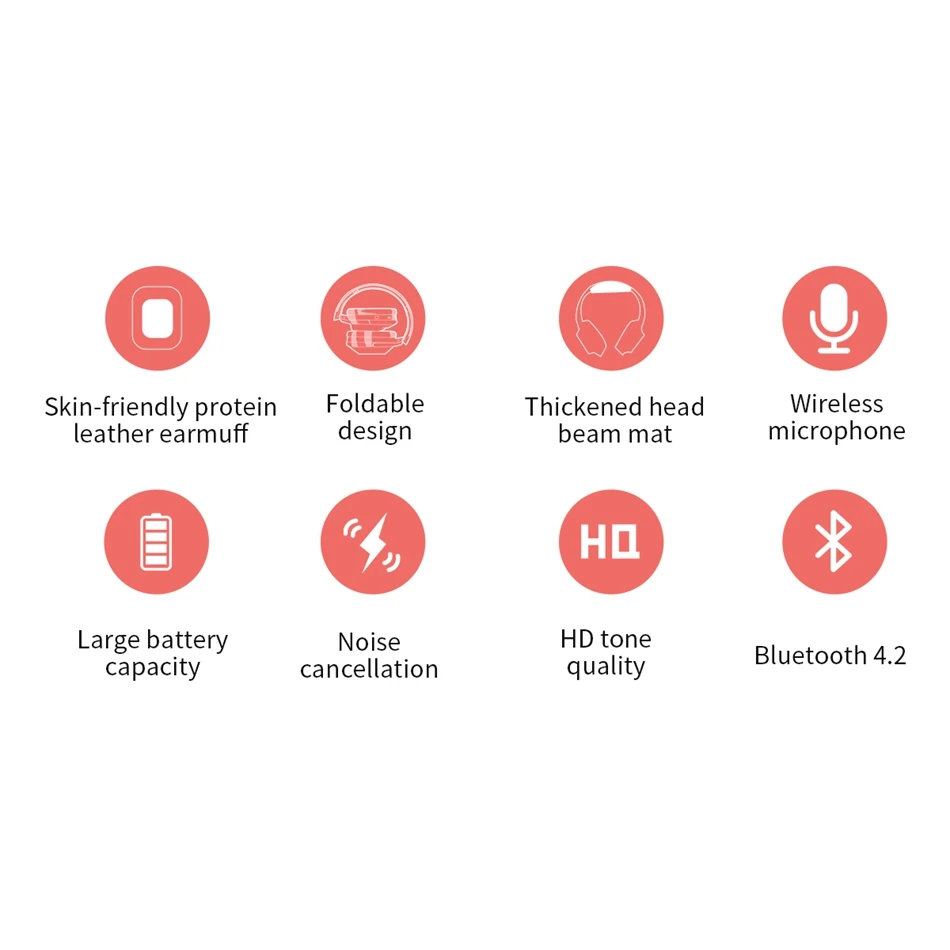 ROCK Новое поступление, цветные беспроводные Bluetooth наушники, стерео гарнитура, музыкальная гарнитура, наушники с микрофоном для iPhone Sumsamg