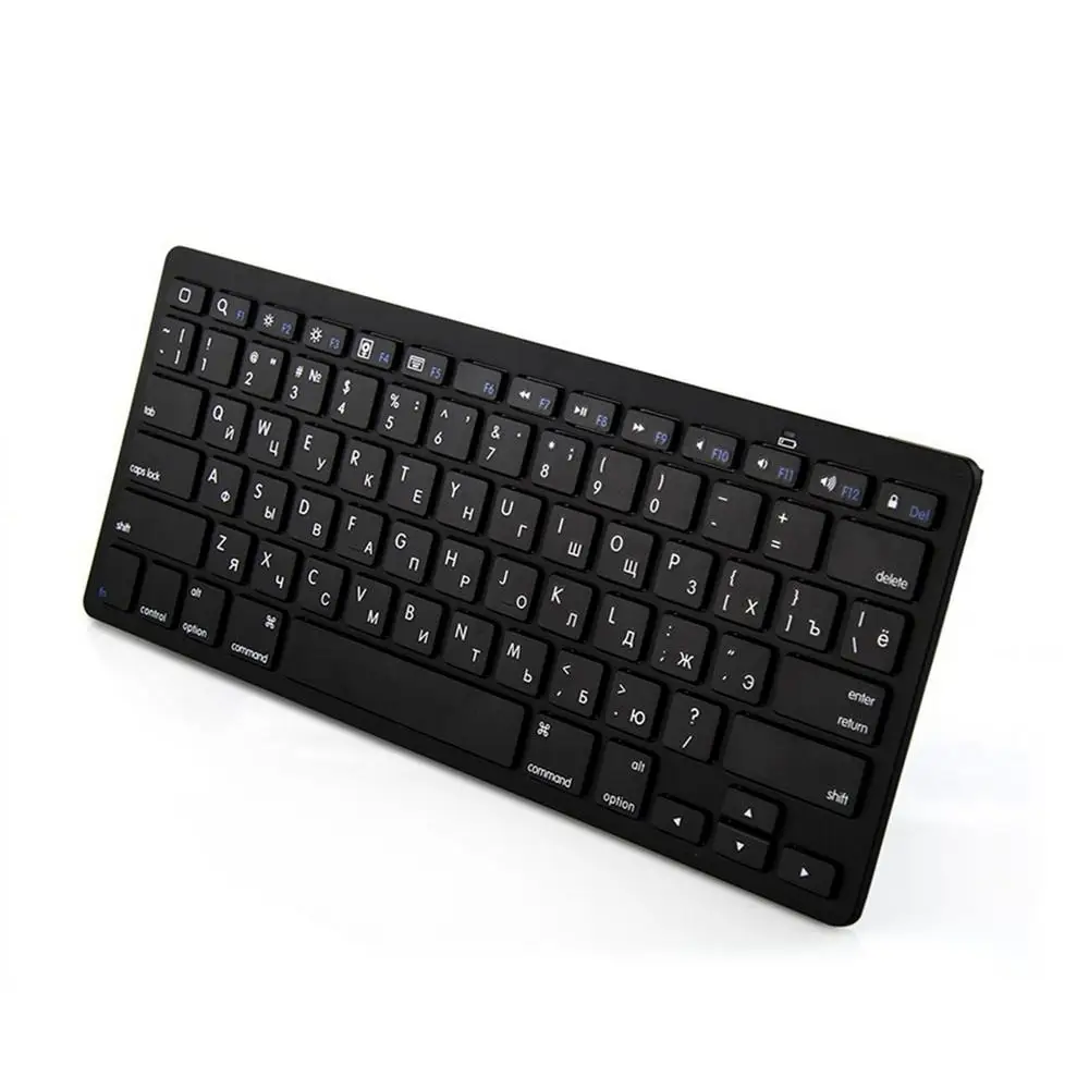 Memteq Ultra Slim русский Беспроводной Bluetooth 3.0 клавиатура Портативный для Apple iPad/mac