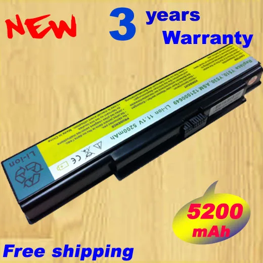 Аккумулятор для ноутбука Lenovo Y510 Y510A Y710 Y730 Y530 Y530A Y730A 5J7706 FRU 121TSOAOA|fru 92p1139|fru 92p1141fru 92p1137 |