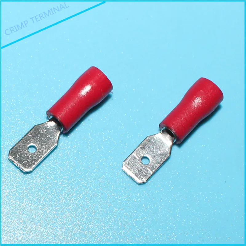 100 шт. обжимные клеммы для проводов 22AWG-16AWG 4 8 мм | Обустройство дома