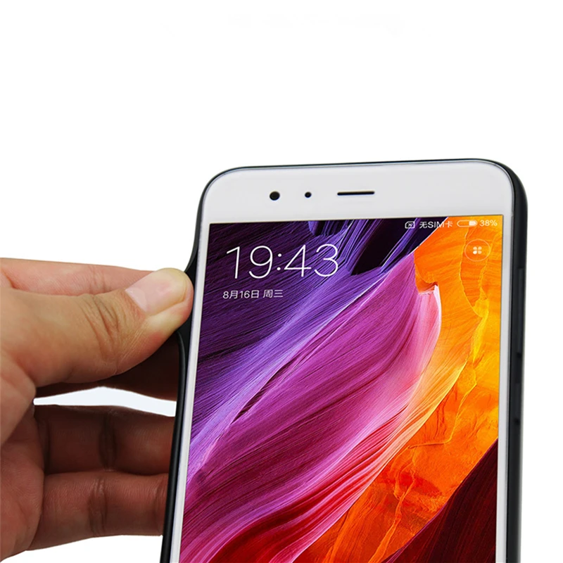 6500mAh резервного зарядного устройства Power Bank Charger чехол для Xiaomi Mi 6 Внешняя батарея