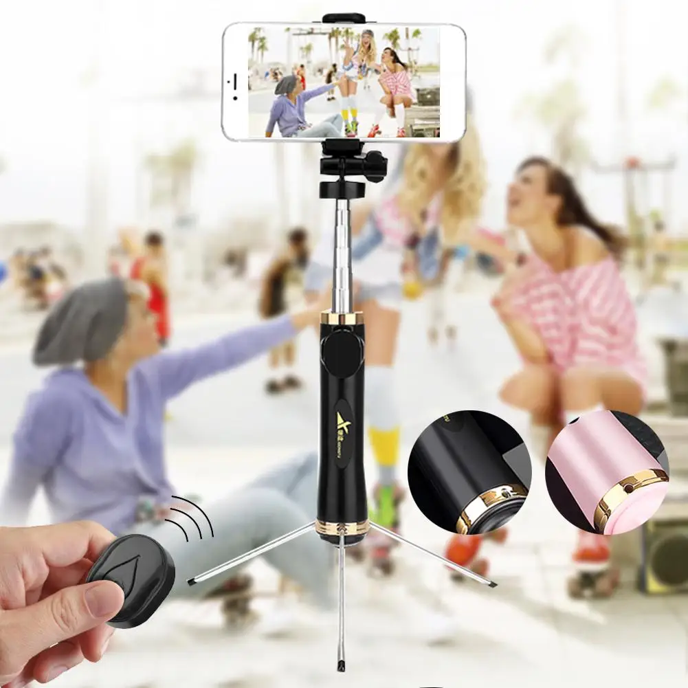 Новая селфи палка для мобильного телефона Ручной Bluetooth разборка свободный