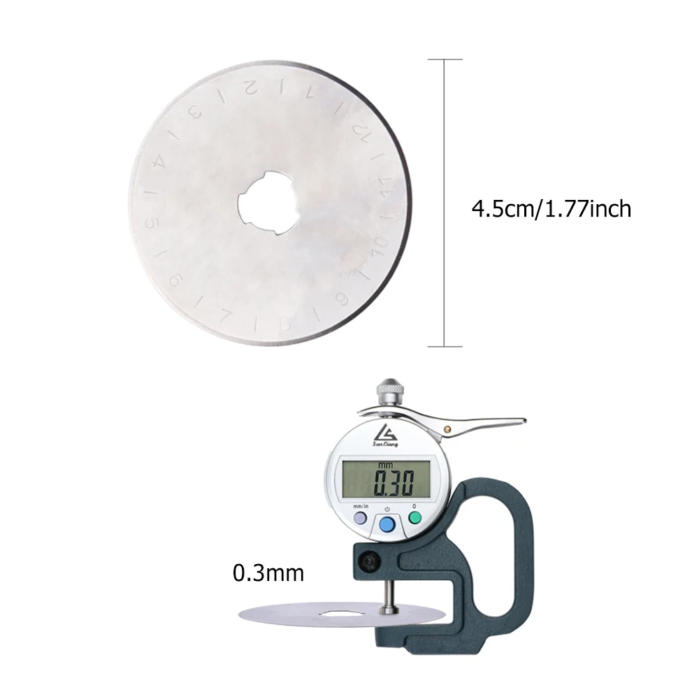 45mm Quilters Rotary Cutter Circular Cut Premium Cutting Craft Tool Sewing Fabric Cutting Machine Handcraft DIY Leather Tools