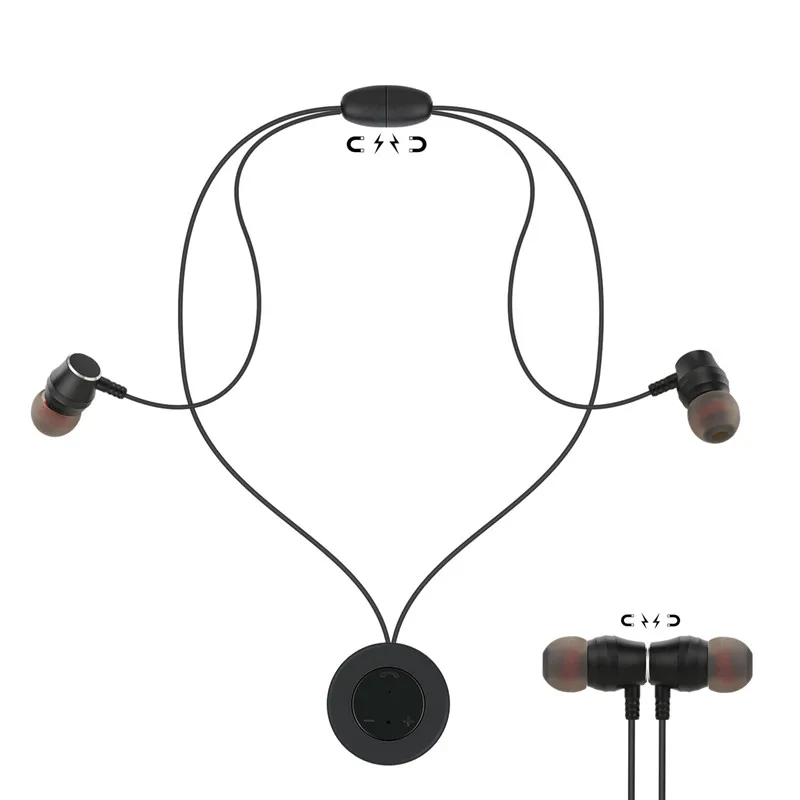 Магнитные Bluetooth наушники Спортивные Беспроводные стерео гарнитура с микрофоном