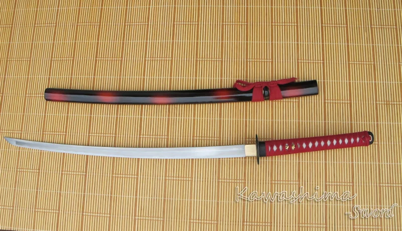 Sword Ручной Катана иайто 1060 Высокоуглеродистой Стали Полный Тан Профессиональный Для Боевых Искусств