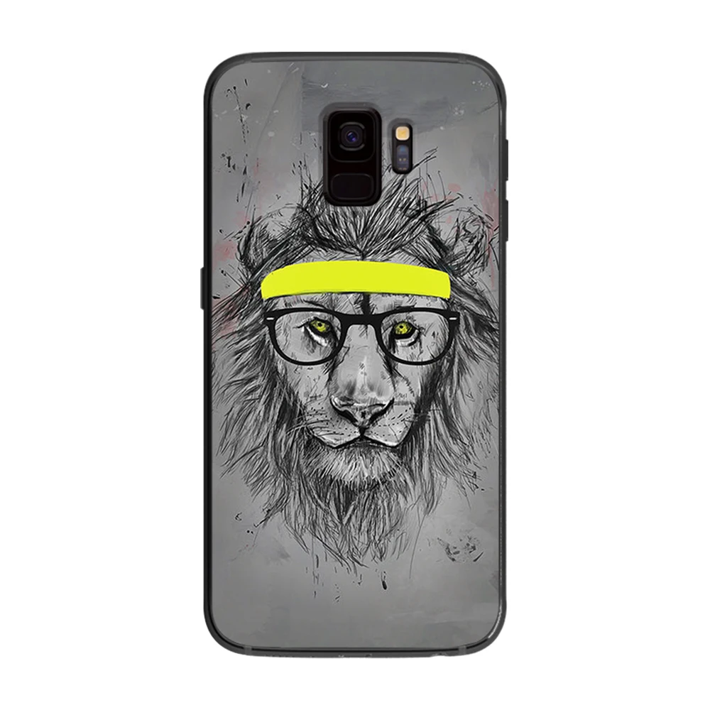 Мягкий чехол для телефона с рисунками животных Samsung Galaxy S6 S7 S8 S9 S10e Plus Note 8 9 |