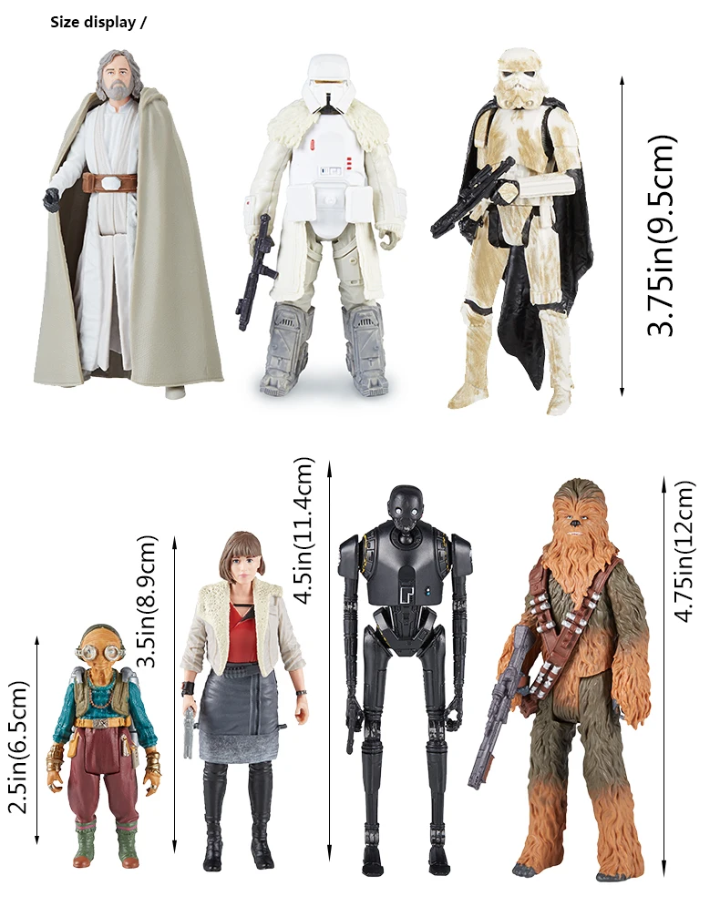 Hasbro Movie Force Link S2 SWU Qi'Ra Chewbacca K-2S0 Maz-Kanata E8 Скайуокер джедай мастер Коллекция фигурка игрушка