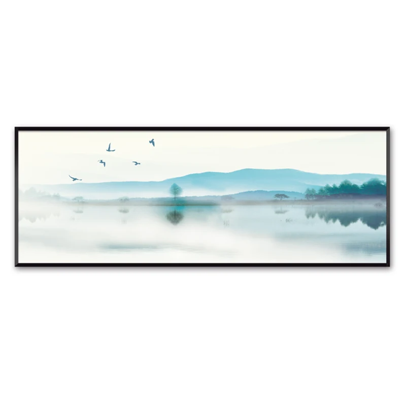 

TOP SALE 1Pieces Ink landscape series Canvas Painting Sitting Room Decoration Print Canvas Pictures (No Framed)