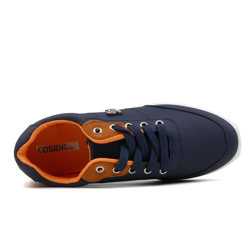 Cosidram Новый 2017 AAA Мужская обувь Кружево до дизайнерские осенние модные