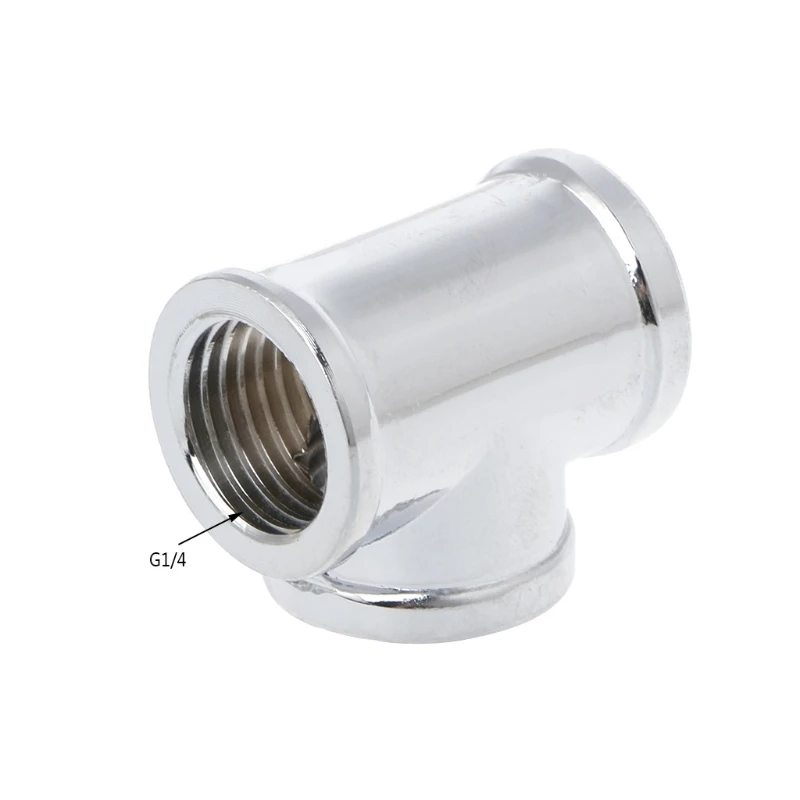 

1PC T-Shape G1/4" Thread 3-Way Inner Teeth Connector Computer Water Cooling Fitting