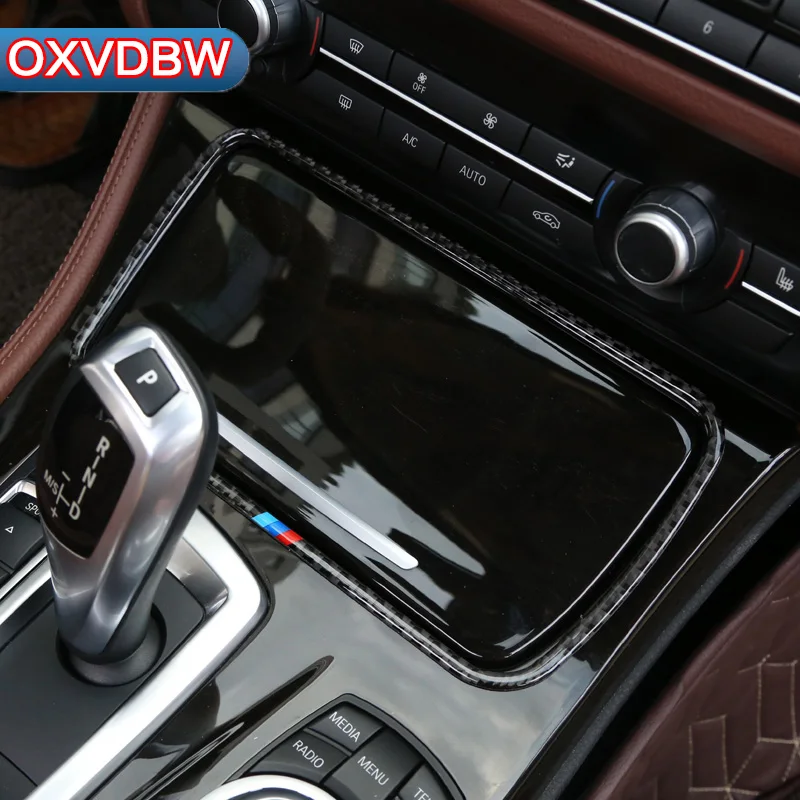 Для BMW F10 5 серии углеродное волокно автомобильные наклейки для интерьера