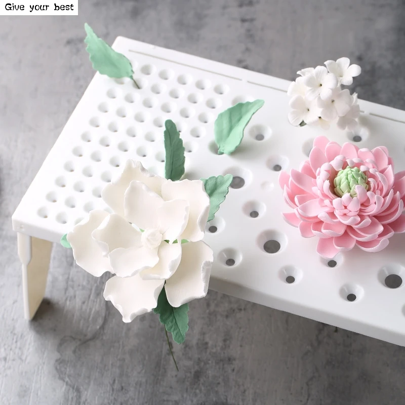 Fondant (сахарная) Инструменты для тортов цветов из мастики формируя Pad мультфильма