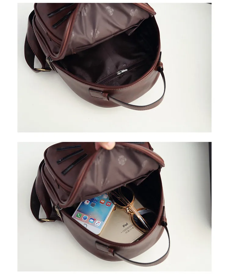 Fzmбаи Mochila Mujer Ретро котенок шаблон Женский рюкзак корейская мода все-матч школьный рюкзак