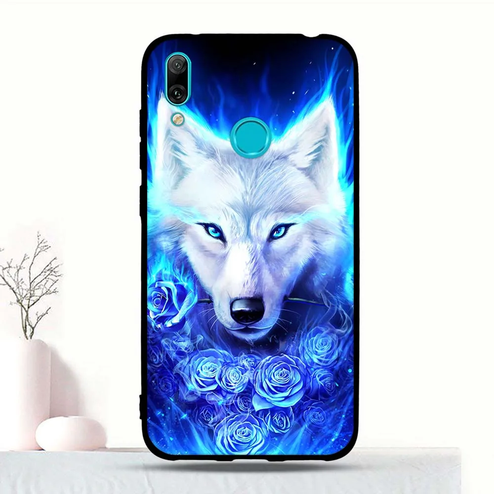 Для huawei Y7 Y7 Prime Y7 Pro чехол силиконовый для huawei Enjoy 9 мультяшный 3D принт Funda бампер чехол 6,2" чехол для телефона