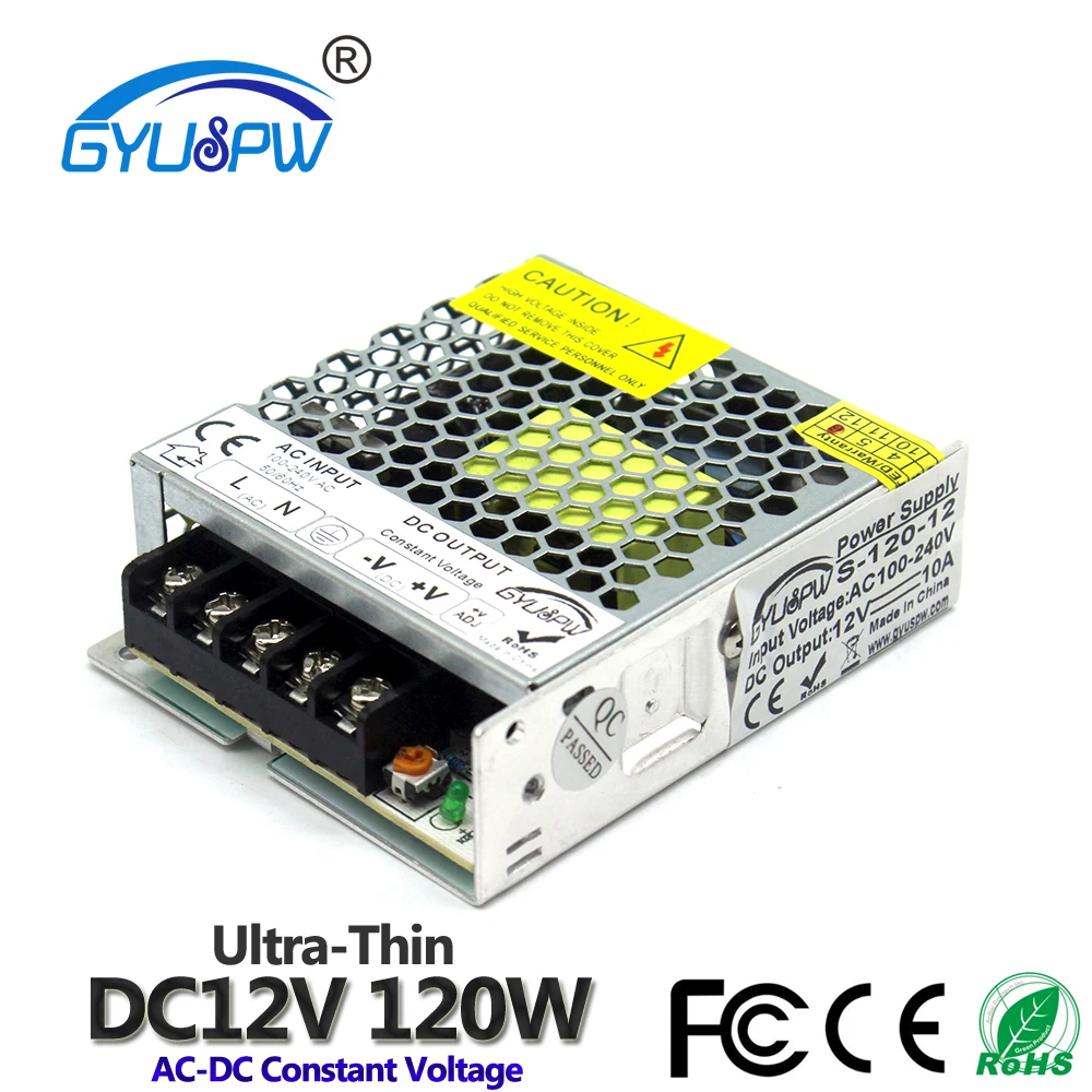 Новый светодиодный импульсный источник питания DC12V 15 Вт 24 36 48 60 72 100 120
