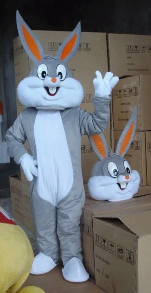 Bugs Bunny Профессиональный талисман нарядное платье костюм с героями мультфильмов