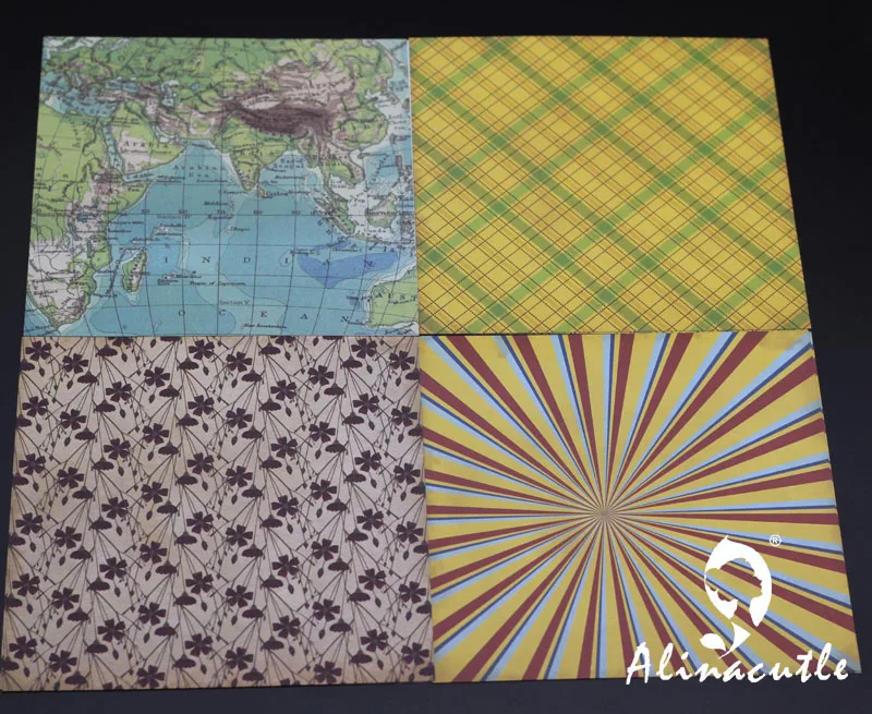 AlinaCraft 24 листа 6 &quotX6&quot узорная бумага счастье Скрапбукинг бумажный пакет ручной