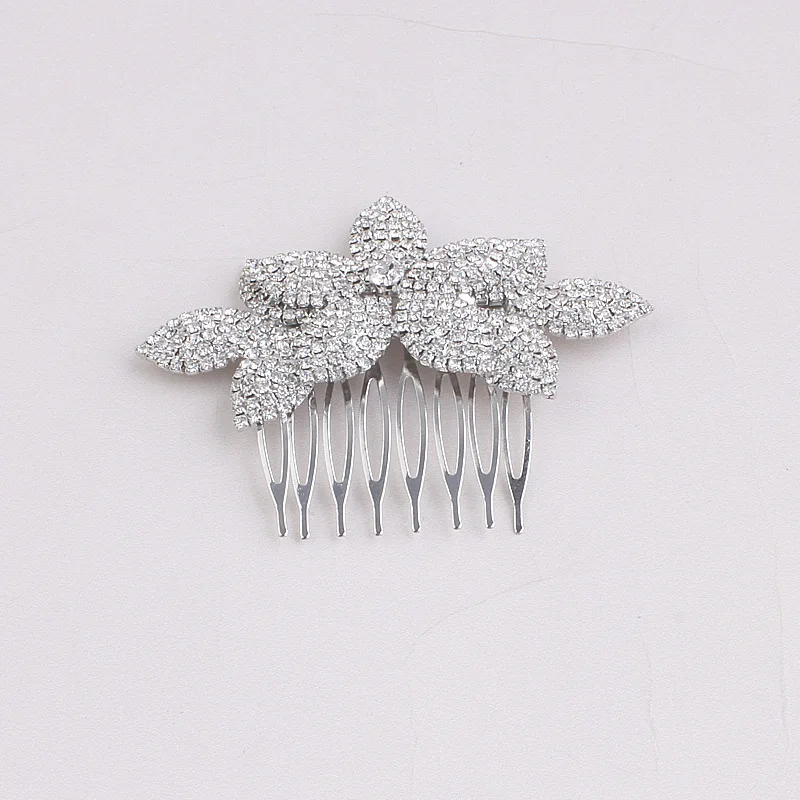 SLBRIDAL арт-деко прозрачные стразы с кристаллами жемчугом цветами свадебная