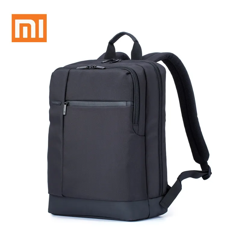 Xiaomi черный рюкзак классический бизнес рюкзаки 17L ёмкость студентов сумка для ноутбука для мужчин женщин сумки