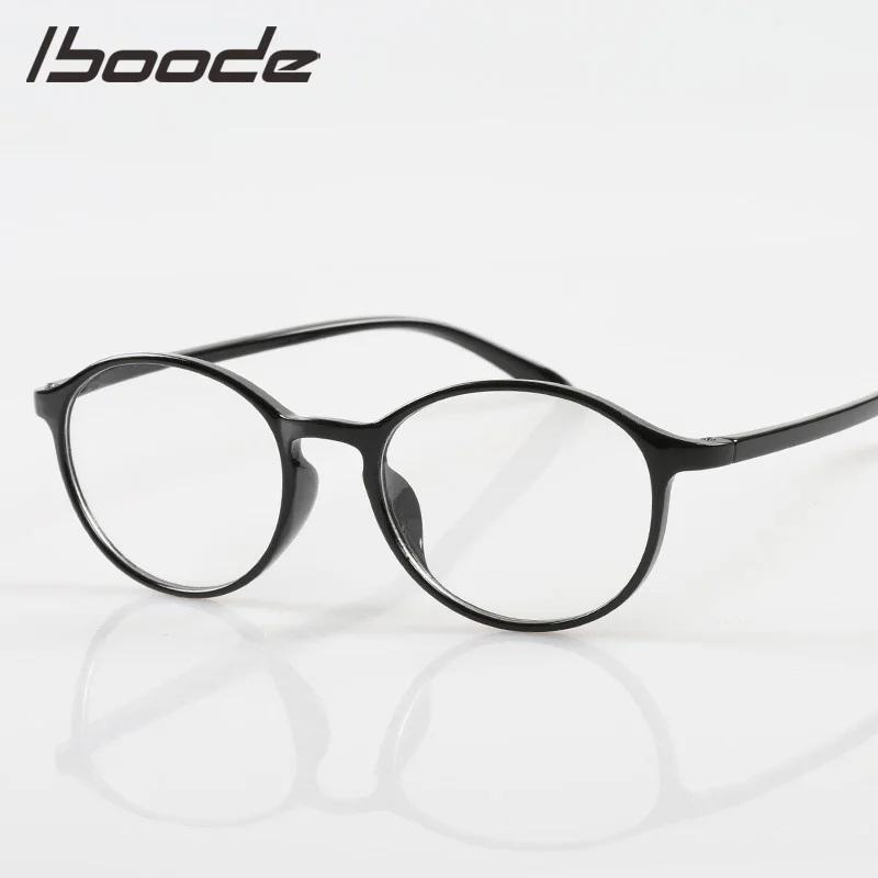 IBOODE TR90 круглые очки для чтения женщин и мужчин сверхлегкие пресбиопические