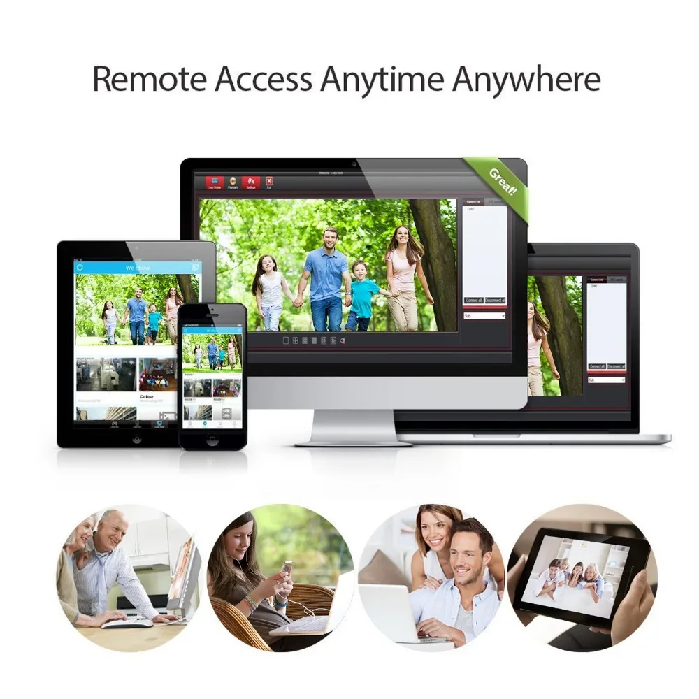 4CH 4MP WI FI Системы Беспроводной H.265 NVR 4 шт. 1440P IR уличная P2P IP камера видеонаблюдения