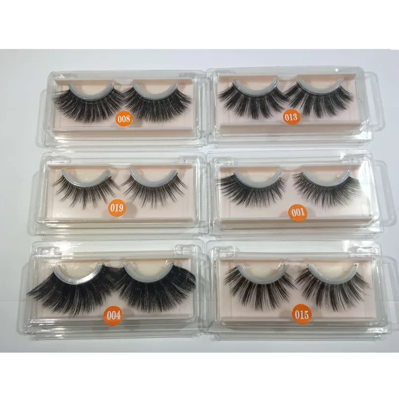 3D шелковые самоклеящиеся накладные ресницы натуральные быстросохнущие