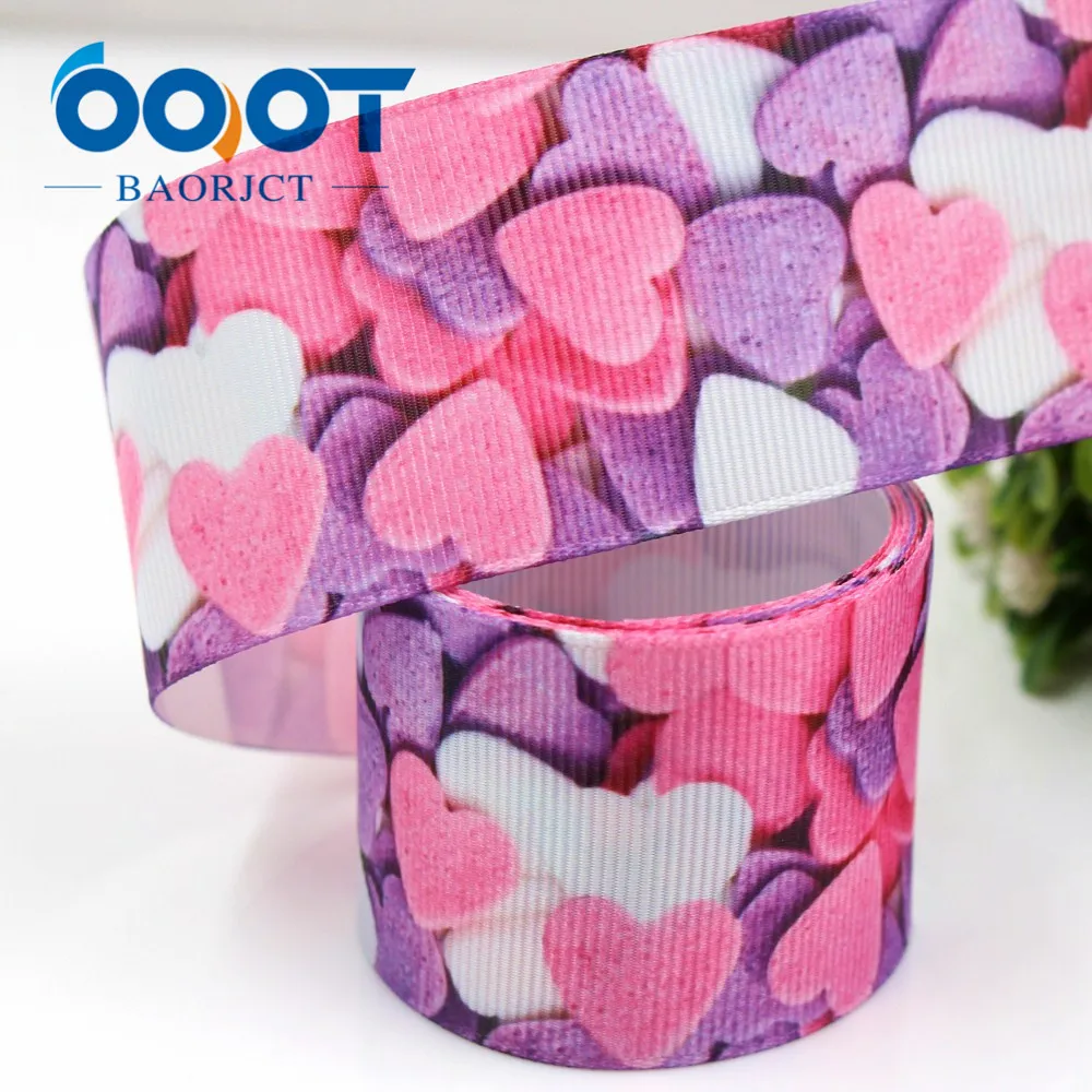 OOOT BAORJCT G-18716-611 38 мм 10 ярдов мультфильм ленты тепловой передачи печатных grosgrain Свадебные аксессуары DIY материал