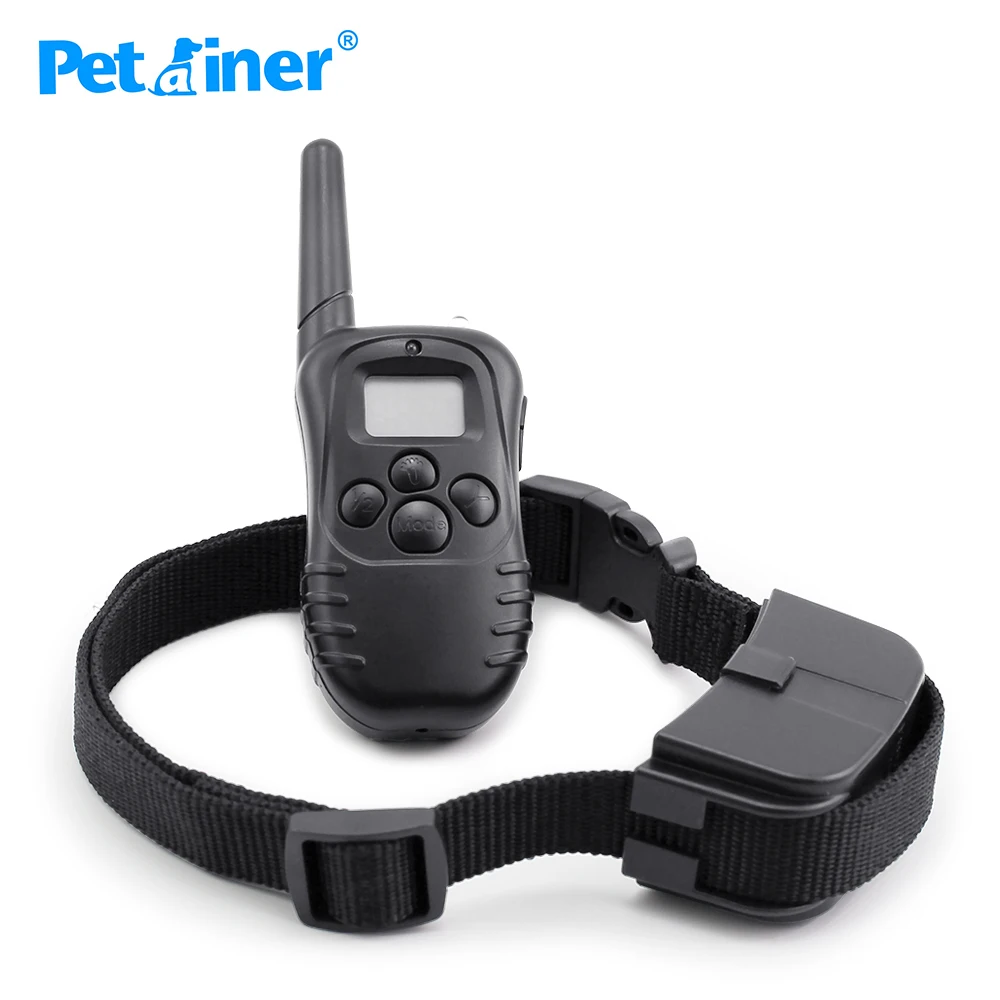 Petrainer 998D 1 300 м дистанционный тренировочный ошейник для собак с электрическим