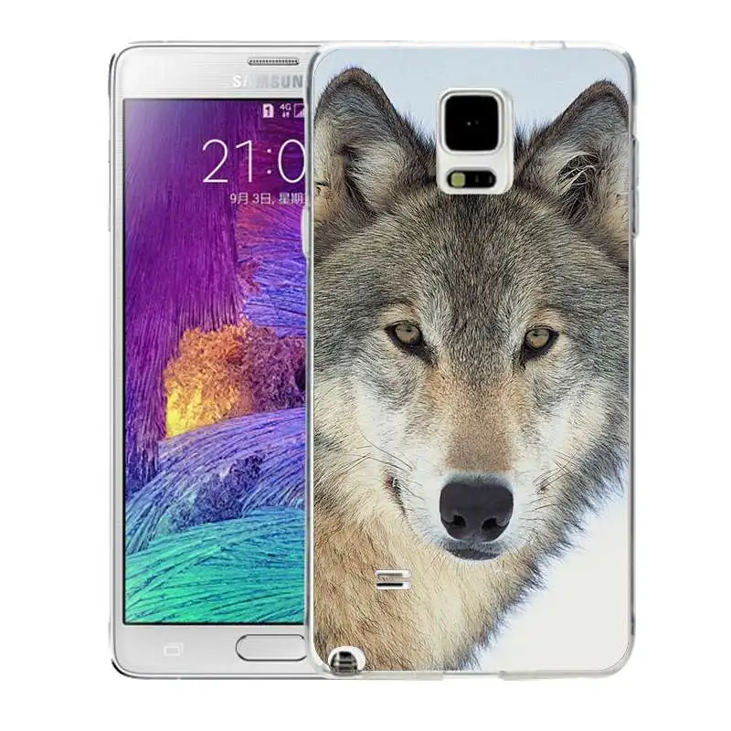 Qmswei ТПУ мягкий чехол для телефона samsung Note5 S8 s6 s7 edge s4 s5 s3 C5 C9 note3 note4 S9plus Волк флаг