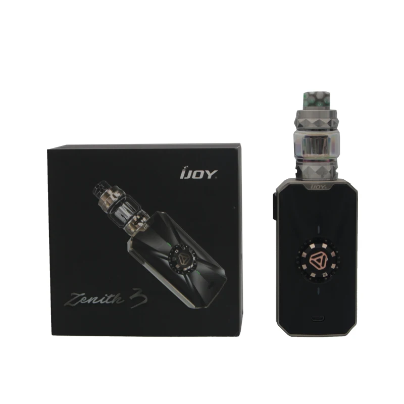 Оригинал IJOY ZENITH 3 комплект с двойными 20700 батареями 360 Вт Zenith коробка мод Vape
