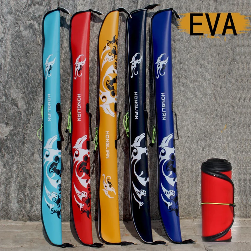 Портативные водонепроницаемые складные сумки для хранения удочек 125 см