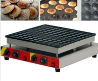 100pcs commercial use non stick 220v electric poffertjes mini dutch pancake machine maker iron baker batter dispenser