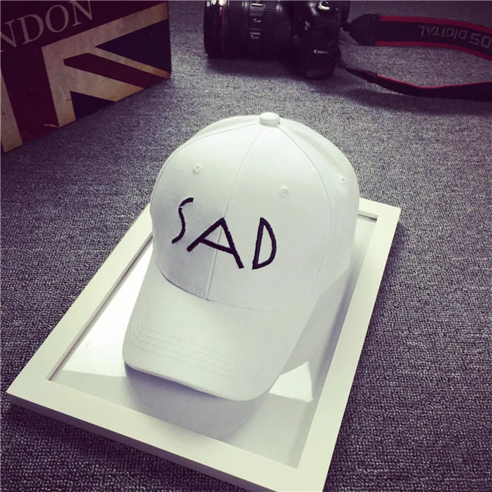 Хлопковая бейсболка с вышивкой Снэпбэк Кепка шапки в стиле хип хоп черная шапка