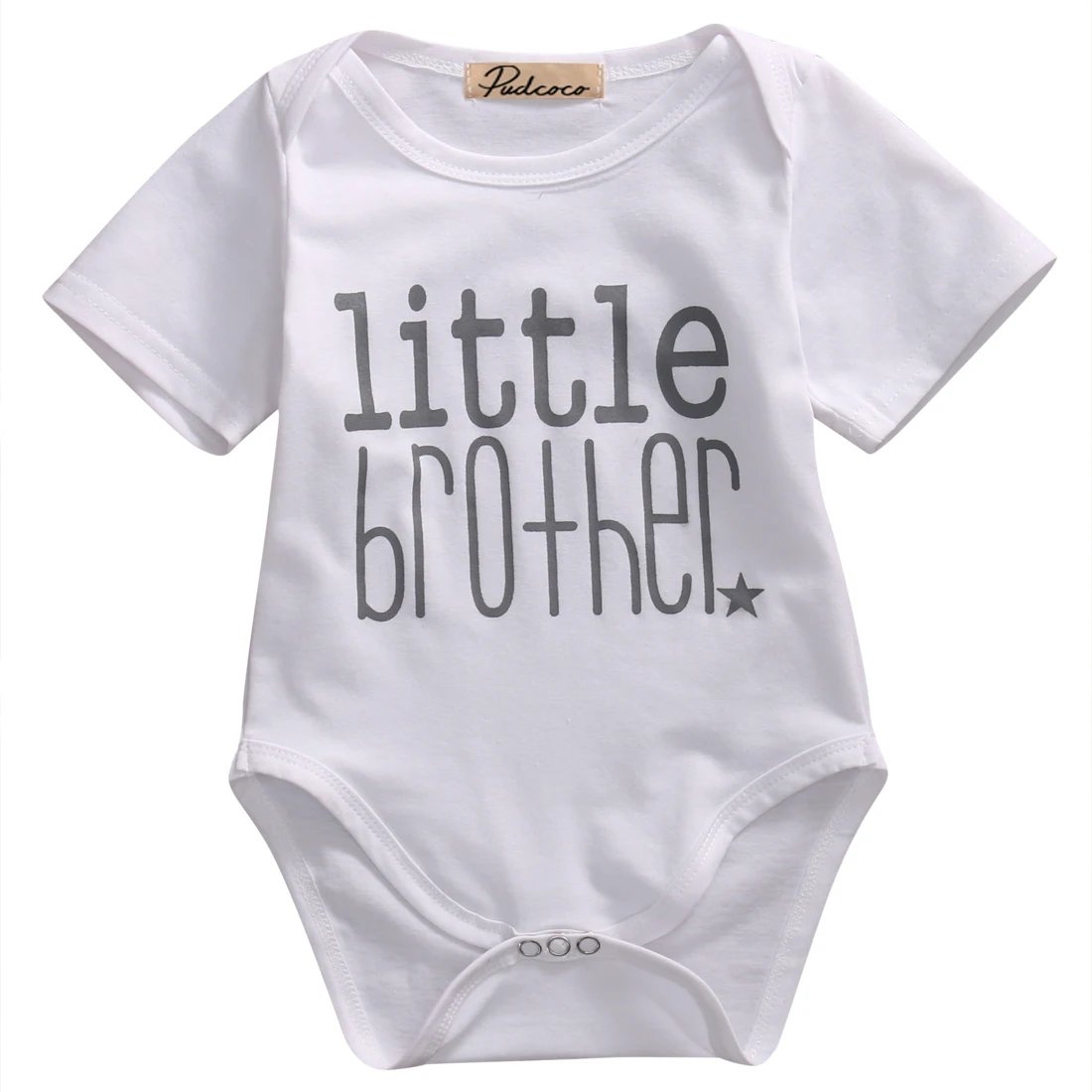 Little Brother Baby Boy Bodysuits and Big T-shirt Brothers Tops Lovely Brotherhood Symbolic Family Matching Clothes | Детская одежда и