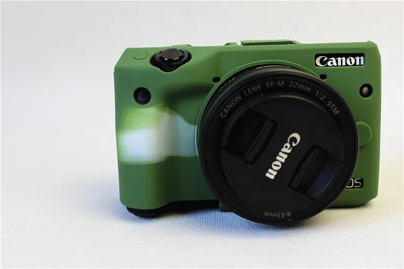Красивый мягкий силиконовый резиновый чехол для корпуса камеры Canon EOS M3 EOSM3|camera case