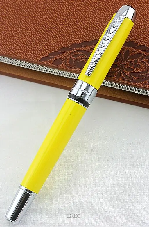 Jinhao 250 черный Золотой резьба перьевые ручки высокого качества Nib Роскошные чернила офисная деловая Ручка высокого класса студенческий подарок перо ручка - Цвет: P