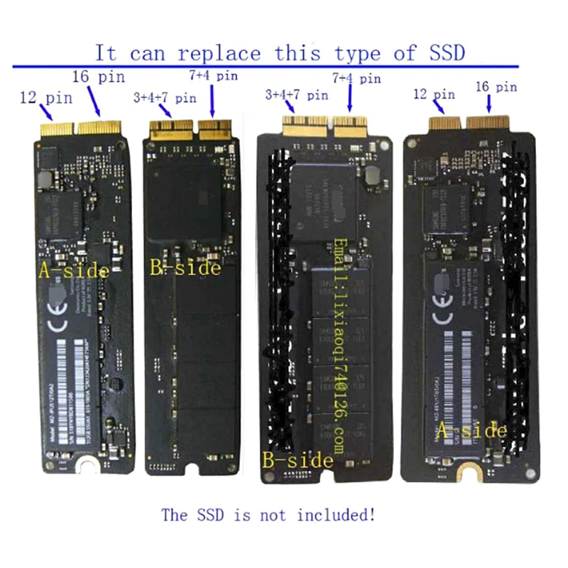 NVMe PCIe M.2 до конца 2013 2014 2015 pro A1398 A1502 SSD адаптер карта 1 шт.|Платы расширения| |