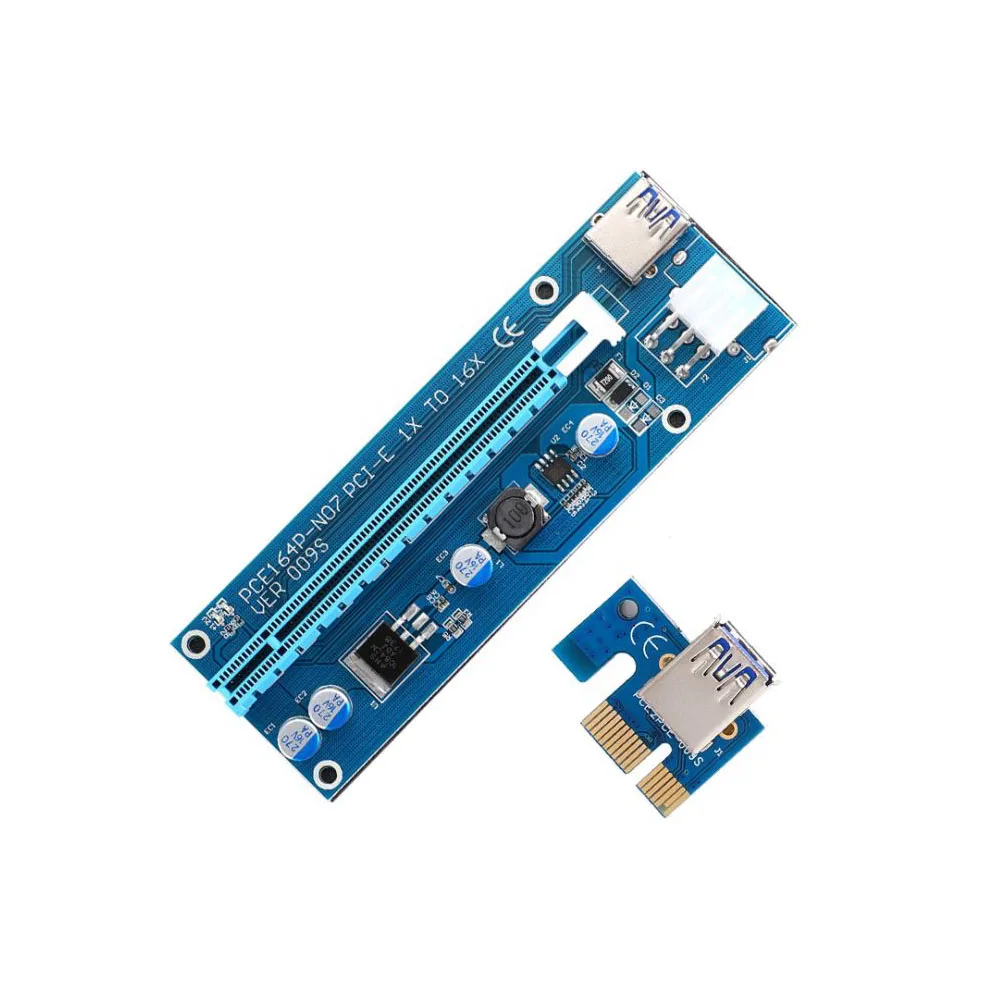 Пакет 5 Seatay PCI E Riser 1X к 16X Графика расширение Powered стояка адаптер для Эфириума