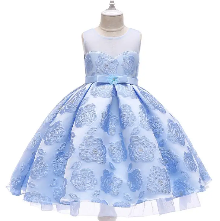 

Purple Baby Girls Princess Party Dress Birthday Wedding Costumes Girl Sleeveless Bridal Gown Prom Dresses For Children Clothes