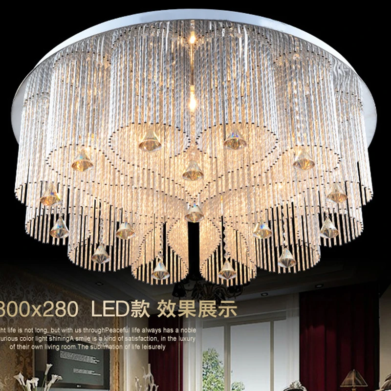 led e14 Нержавеющие Стали Кристаллы Затемнения Светодиодные Лампы.Светодиодные Светильники.Люстры Потолочные.Светильники Потолочные Светильники.Светильник Потолочный Светильник.Освещение Для Столовой,Фойе и Спальни