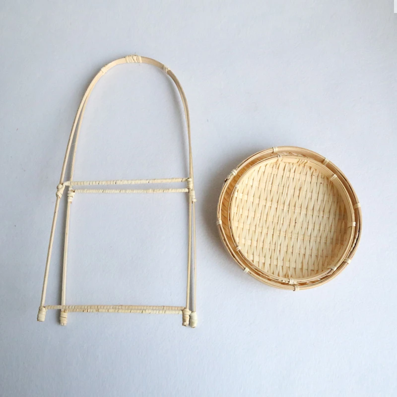 

3-Layer Bamboo Weaving Storage Baskets Quality Handmade Home Decorate Table Fruit Food Basket Living Room Desktop Organizer