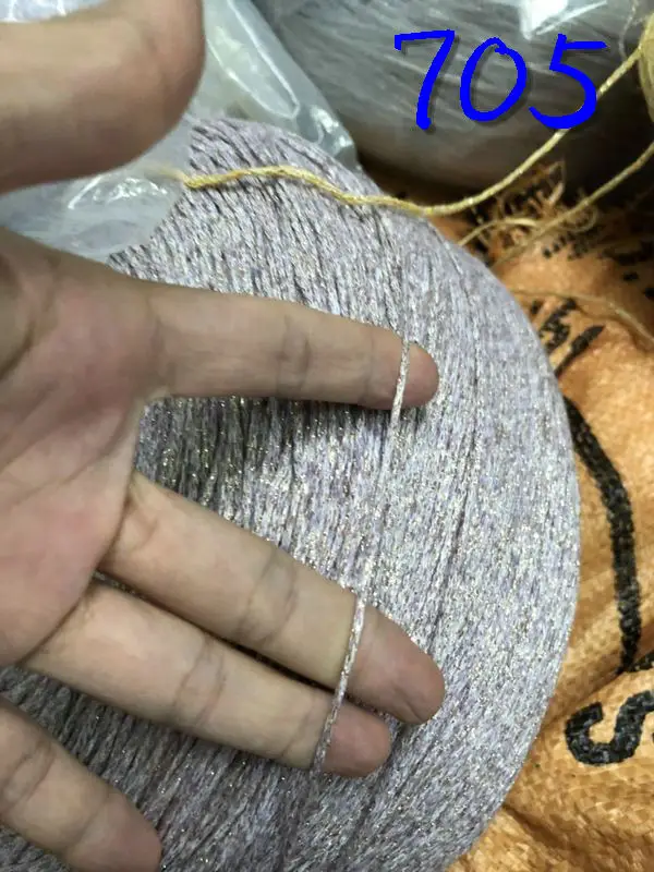 500 г/лот пряжа для вязания и вязания крючком matethread DIY Пряжа вязаный цветной яркий шелк металлизированные нитки для ручного вязания ZL50