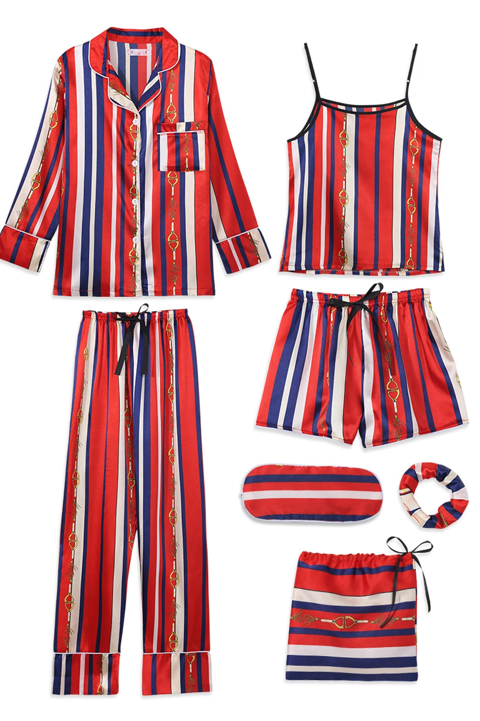 Yidanna, женская пижама, набор, весенняя одежда для сна, пижама с длинными рукавами, шелковое ночное белье, женская мода, ночная сорочка, сексуальный костюм для отдыха