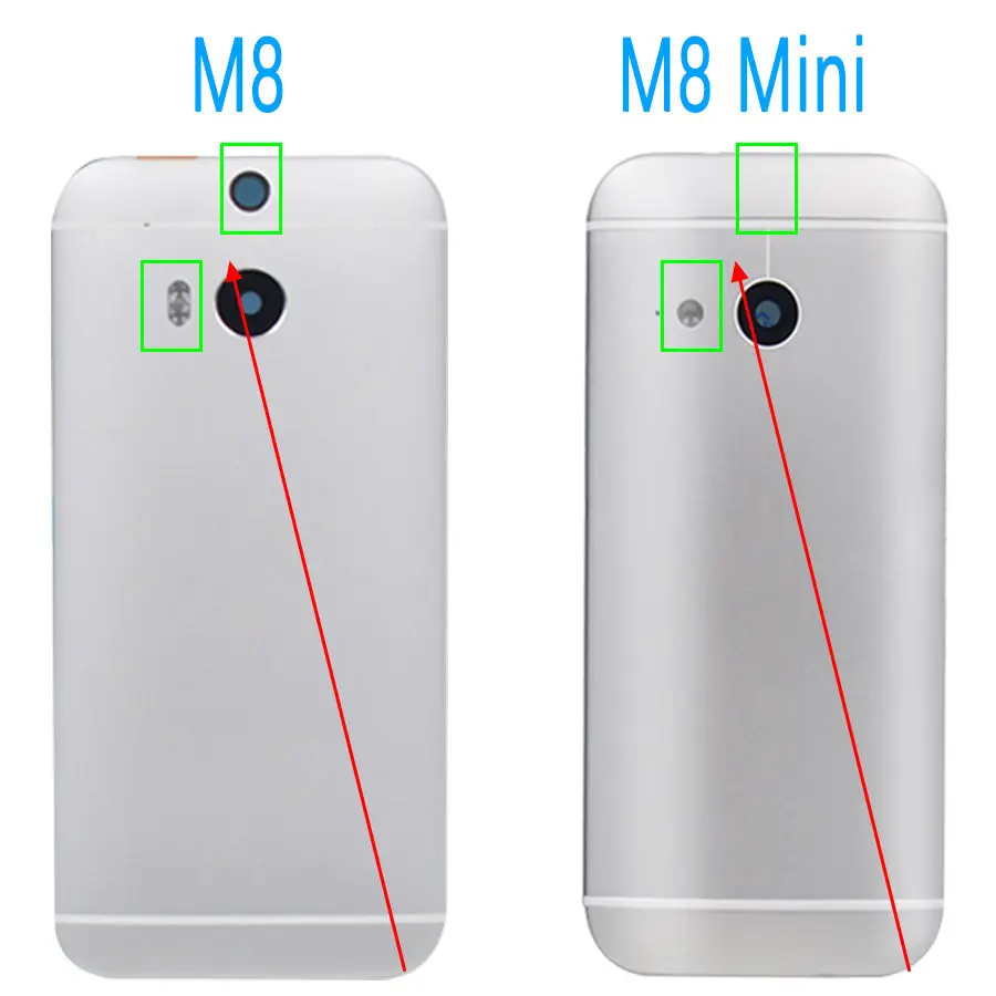 Новая Металлическая задняя крышка для HTC One 2 M8 аккумулятора корпуса 5 0 дюйма мини