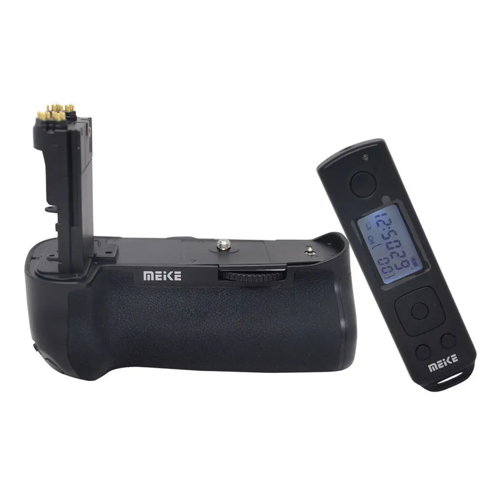 meike MK-7DRII RPO Vertical Battery Grip hand pack holder 2.4g Wireless Control For canon 7D Mark II camera as BG-E16 | Электроника