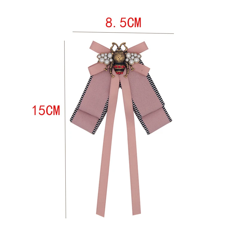 Europe And The United States Retro High-Grade Insect Brooch Fashion Personality Bee Bow Pin Clothing Decoration Gift | Дом и сад