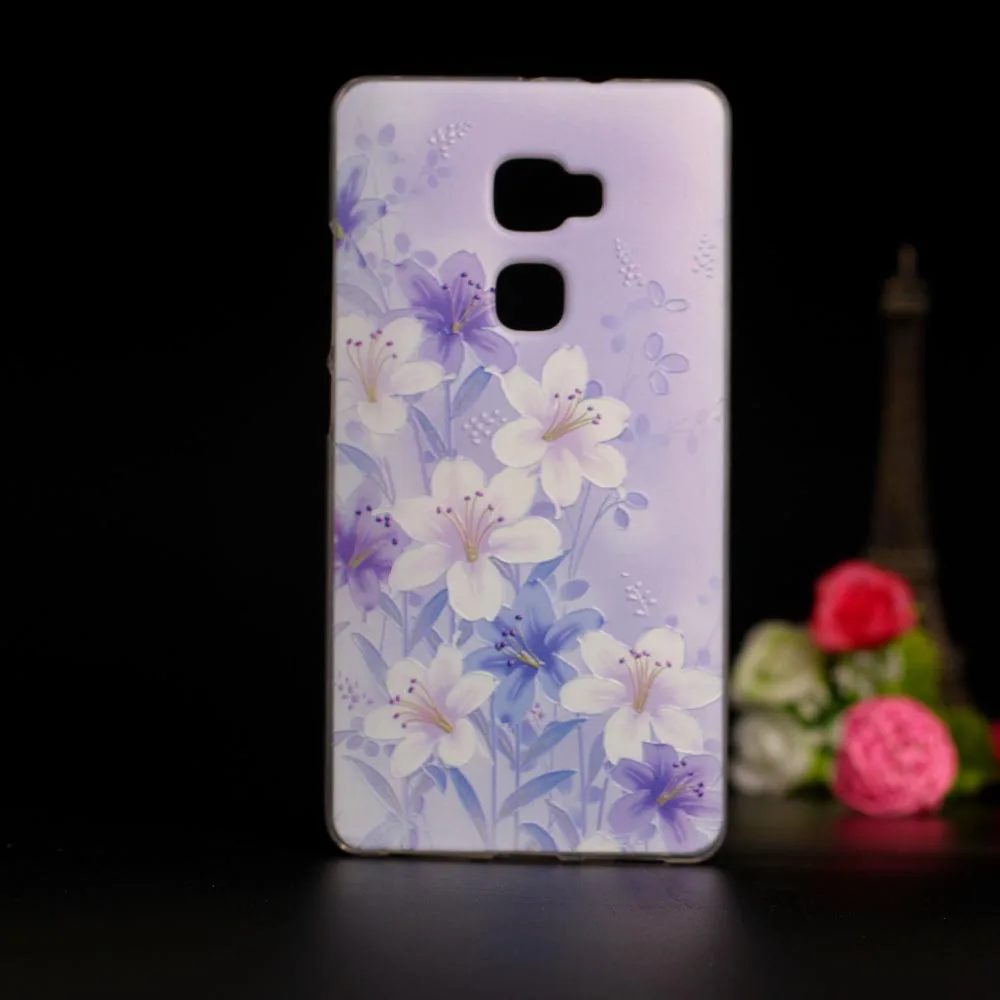 Роскошный чехол для телефона huawei mate S 3D стерео рельефный рисунок задняя крышка